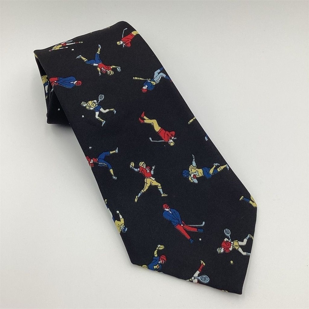 Neckwear Silk Tie Multicolor Sports Design Men